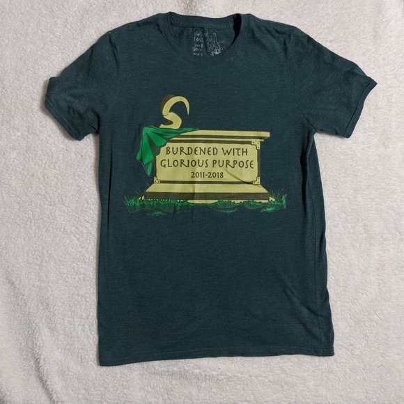 Lost Bros Loki "Burdened With Glorious Purpose" RIP Shirt - Small - Picture 4 of 11
